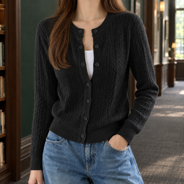 Wilhelmina-Anne Cable Cardigan