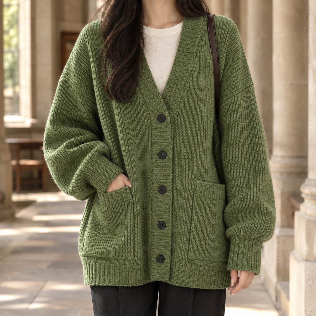 Petra-Anne Ribbed Cardigan