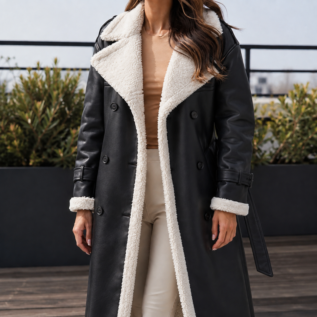 Hattie-June Contrast Trim Coat