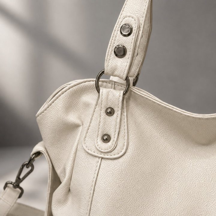 Capri Rivet Hobo Bag