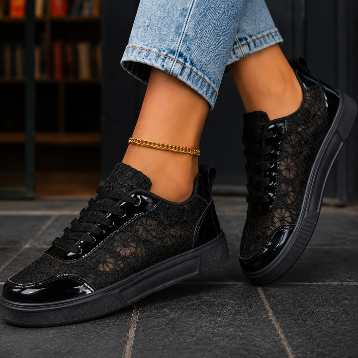 Pesaro Floral Lace Sneakers