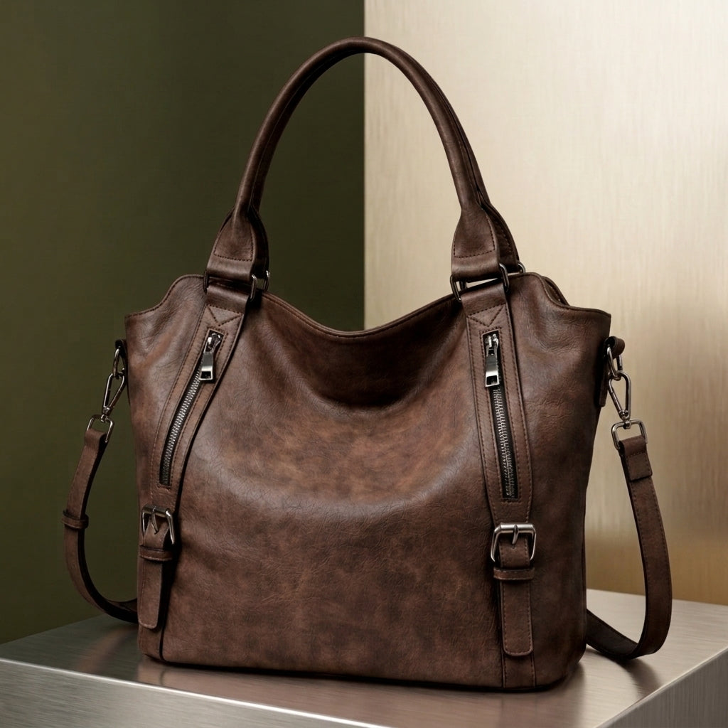Portofino Buckled Tote
