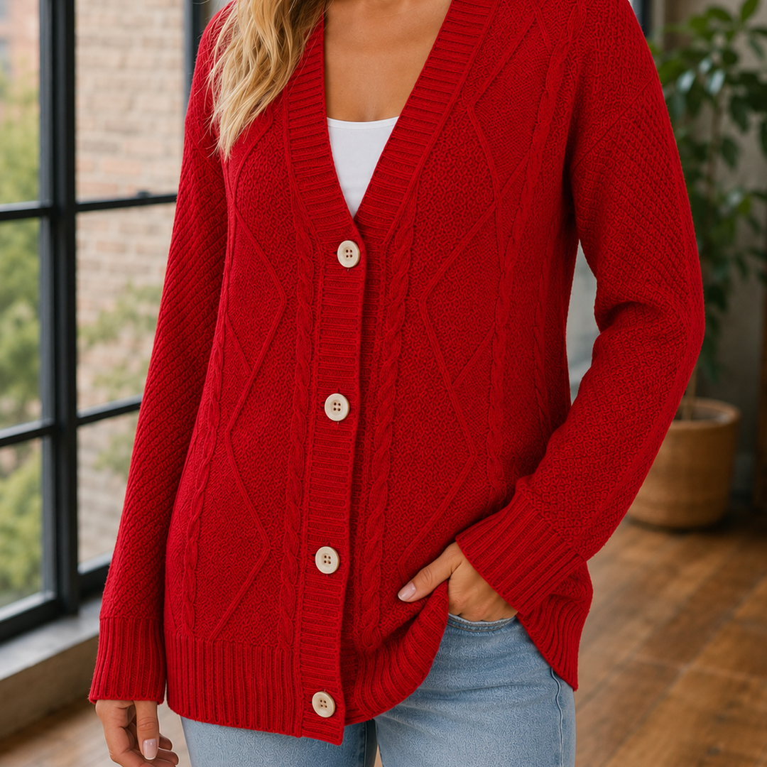 Jolene-Lou Cable Knit Sweater