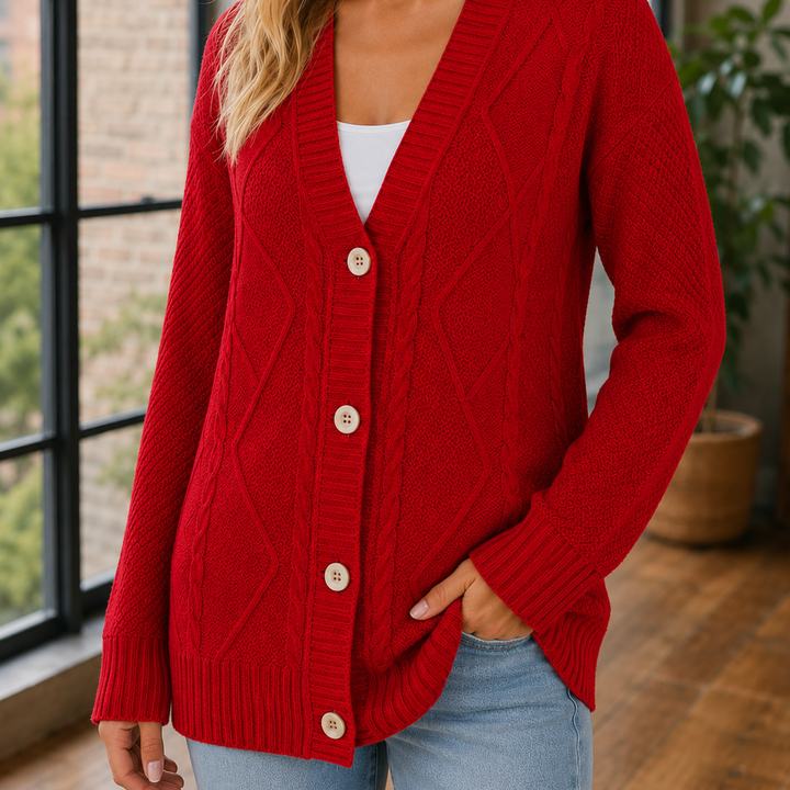 Jolene-Lou Cable Knit Sweater