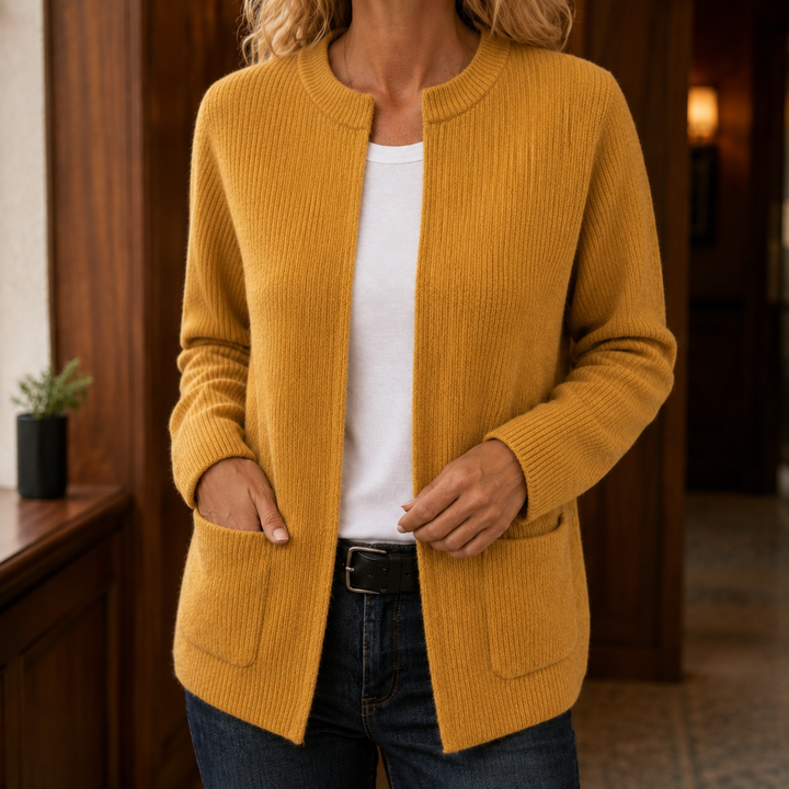 Simona-Kay Ribbed Cardigan