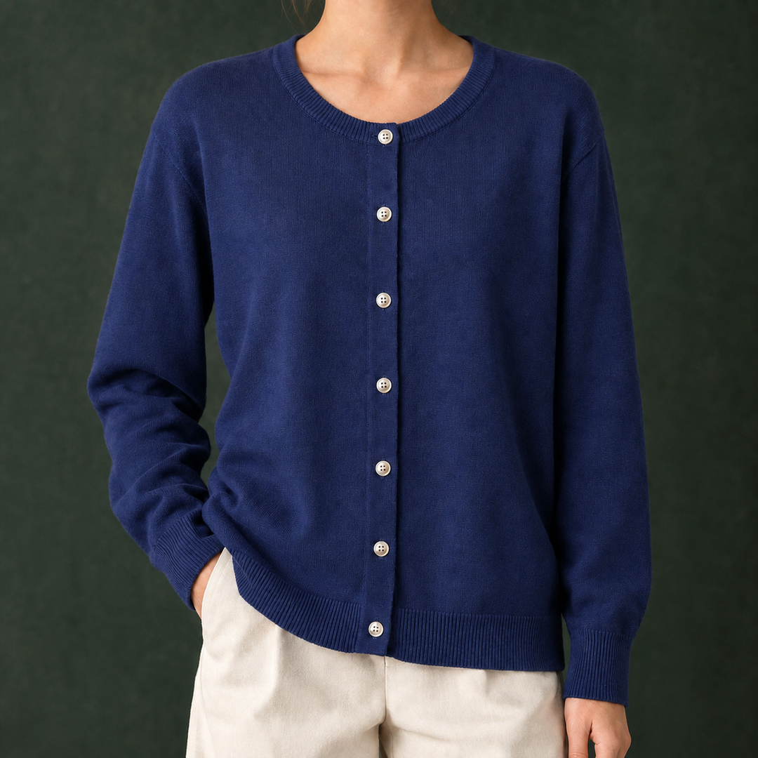 Zoe-Beth Round Neck Cardigan