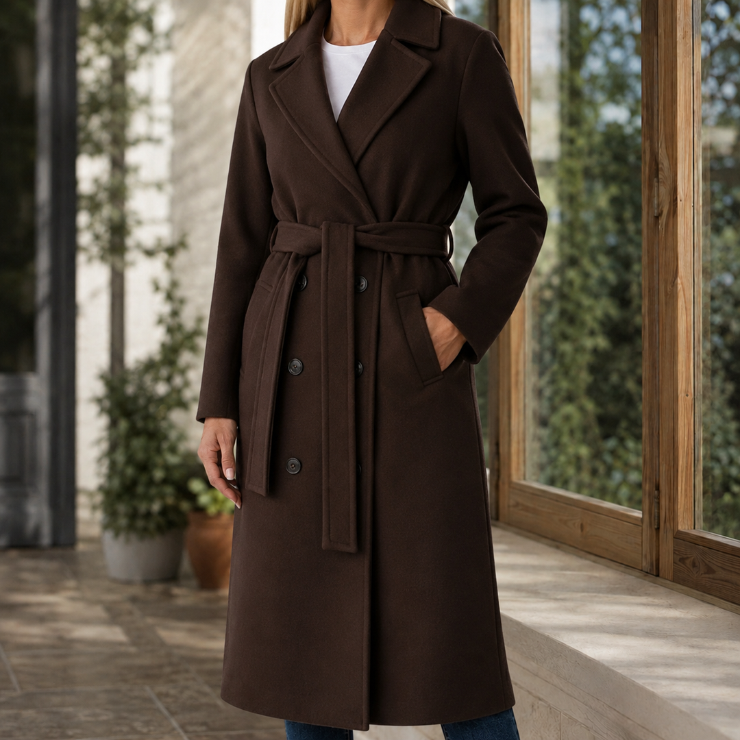Trudy-Dawn Belted Overcoat