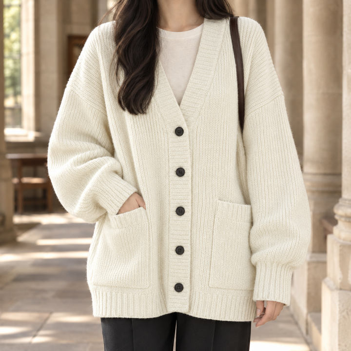 Petra-Anne Ribbed Cardigan
