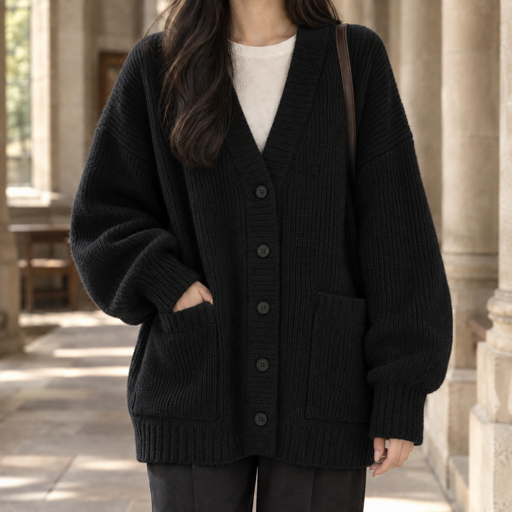 Petra-Anne Ribbed Cardigan