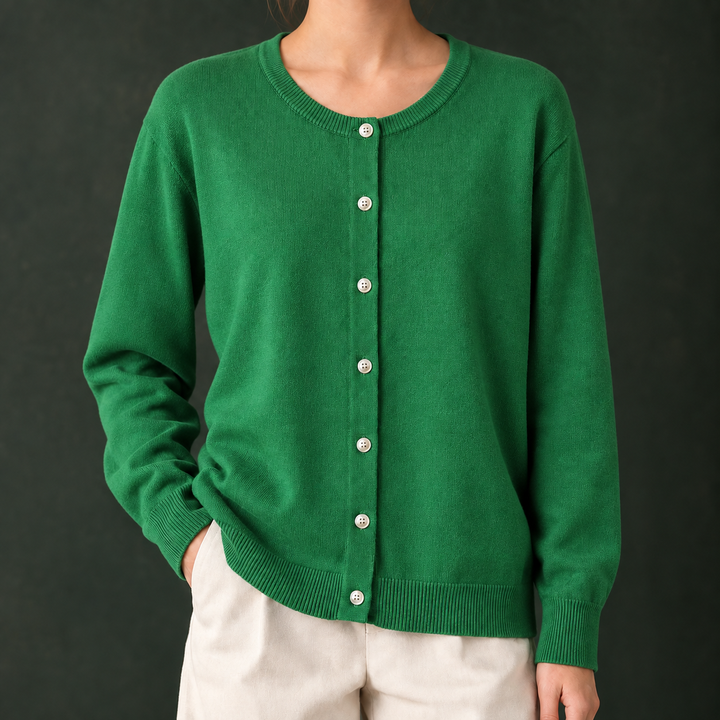 Zoe-Beth Round Neck Cardigan