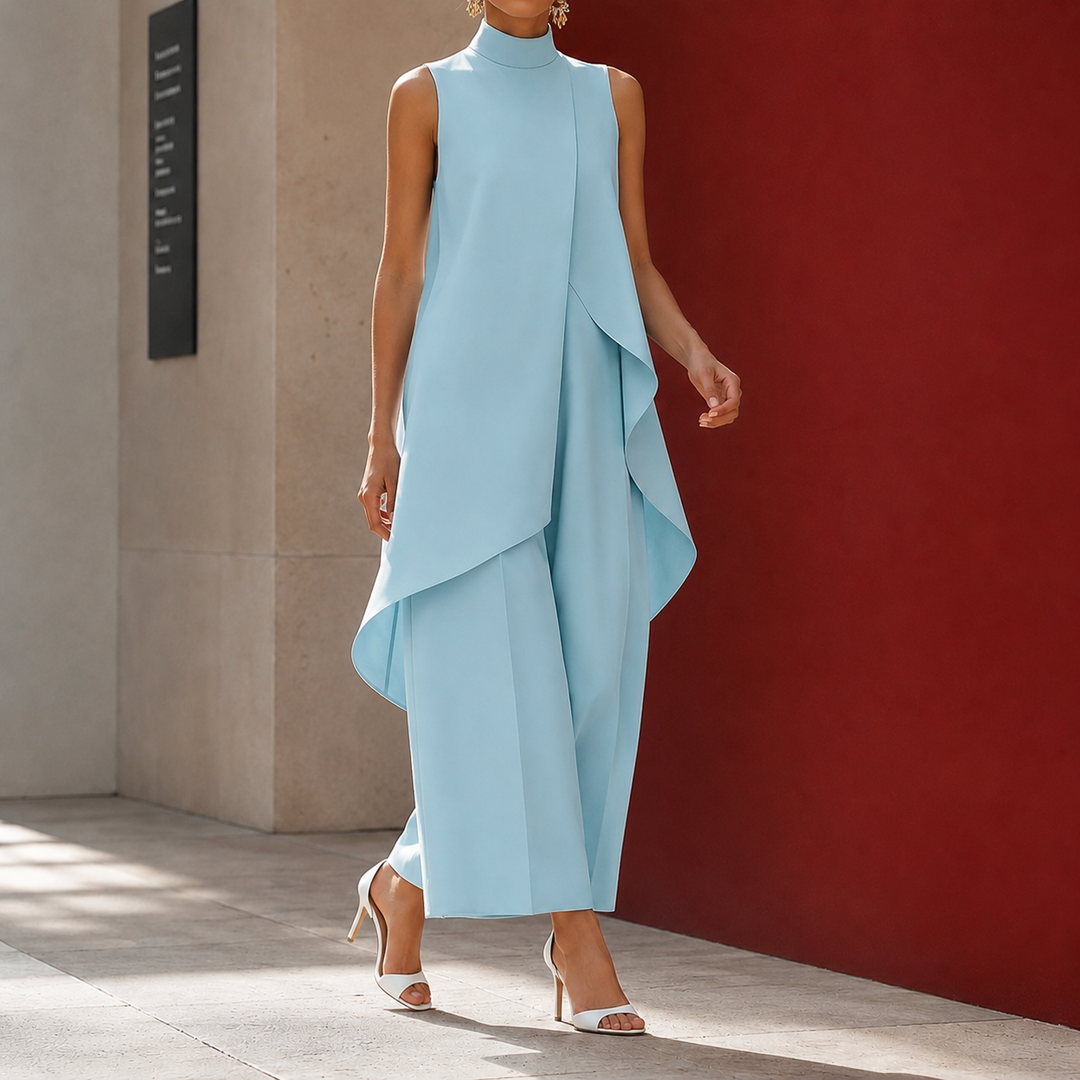 Leonie-Mae Asymmetric Pants Set