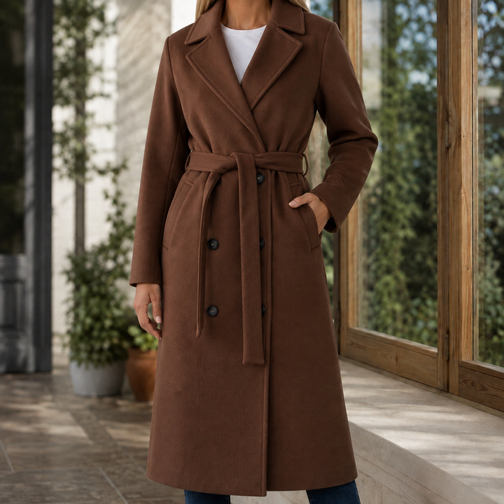 Trudy-Dawn Belted Overcoat