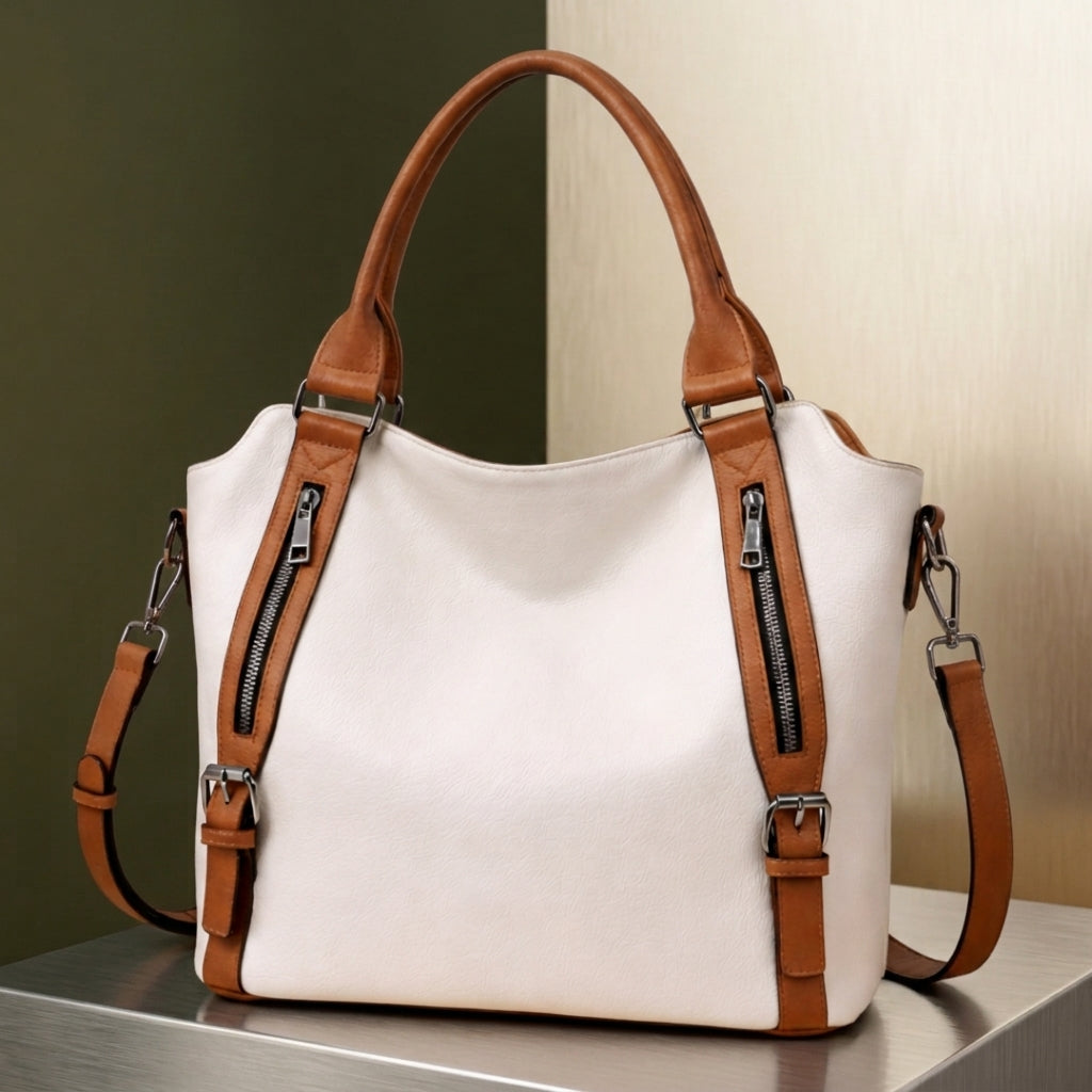 Portofino Buckled Tote