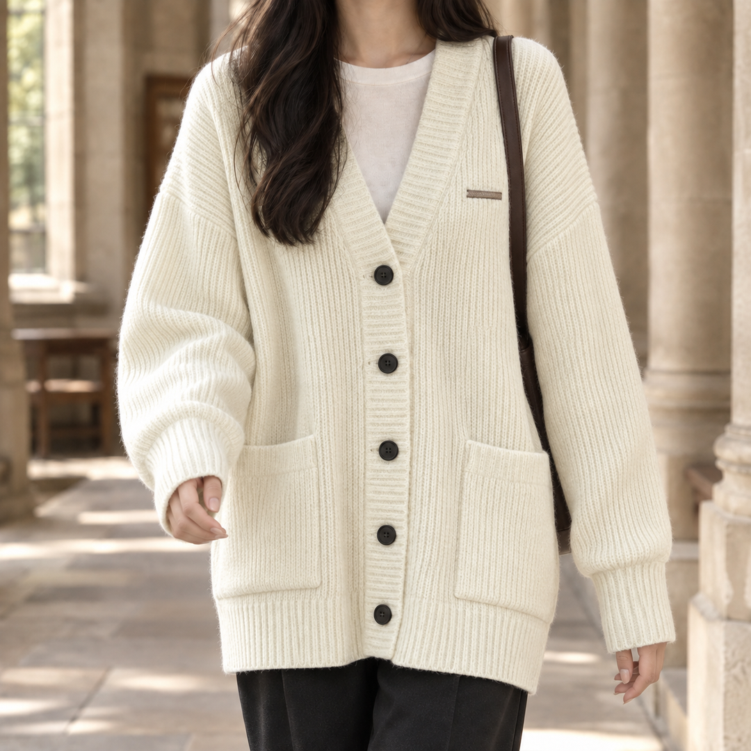Petra-Anne Ribbed Cardigan