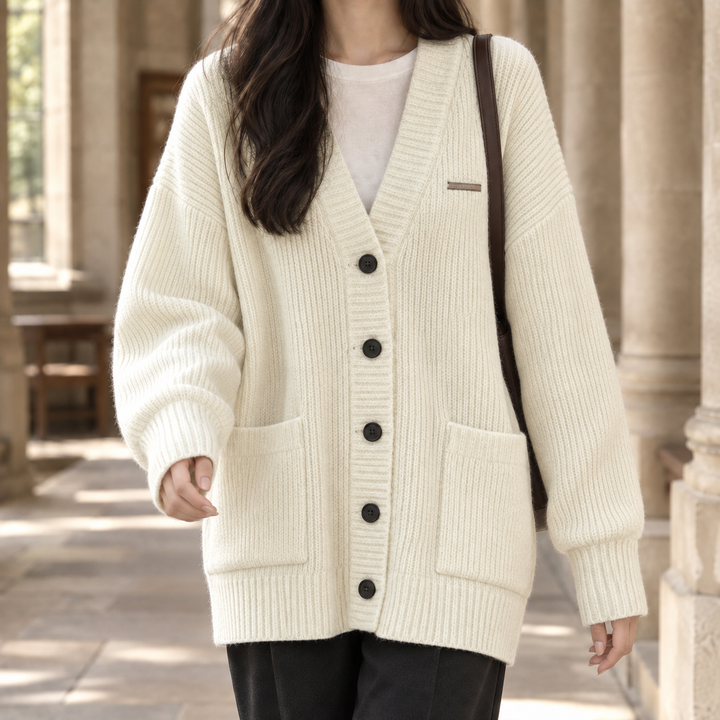 Petra-Anne Ribbed Cardigan