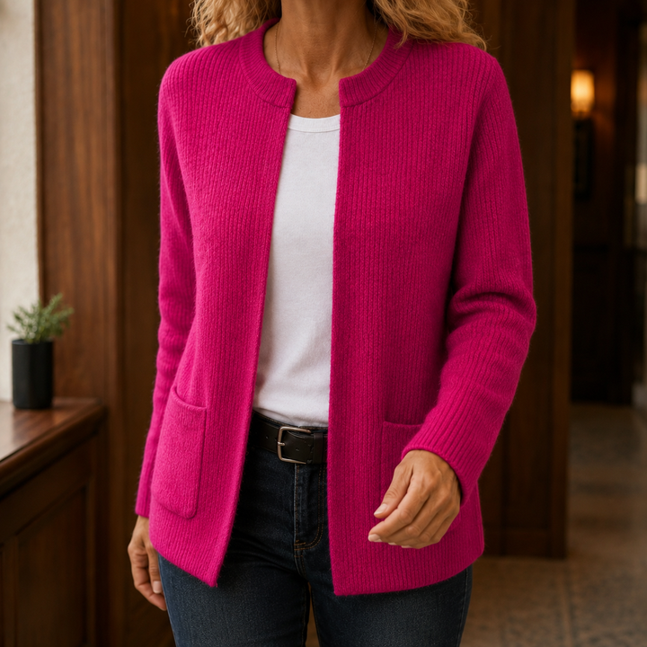 Simona-Kay Ribbed Cardigan