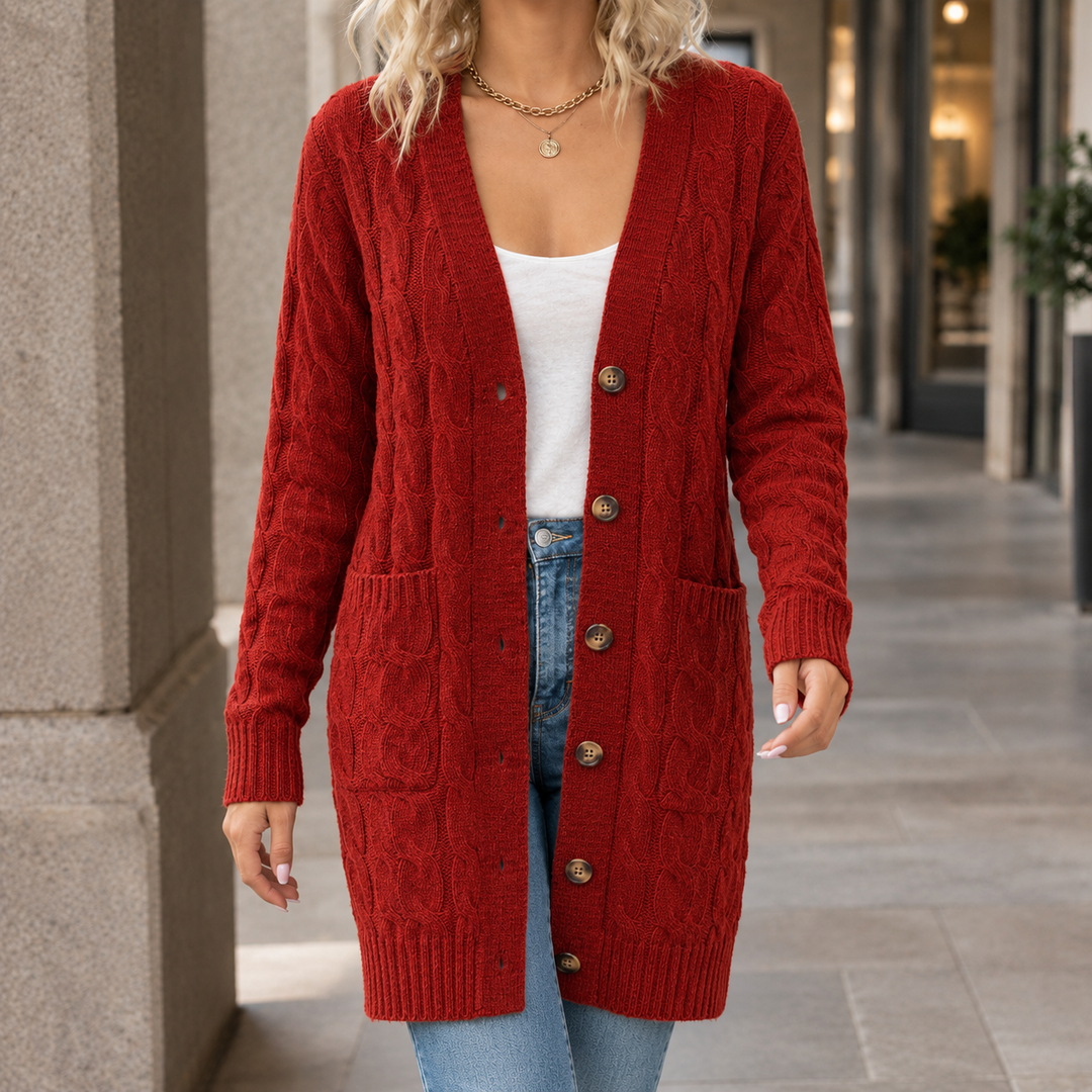 Colette Cable Knit Cardigan