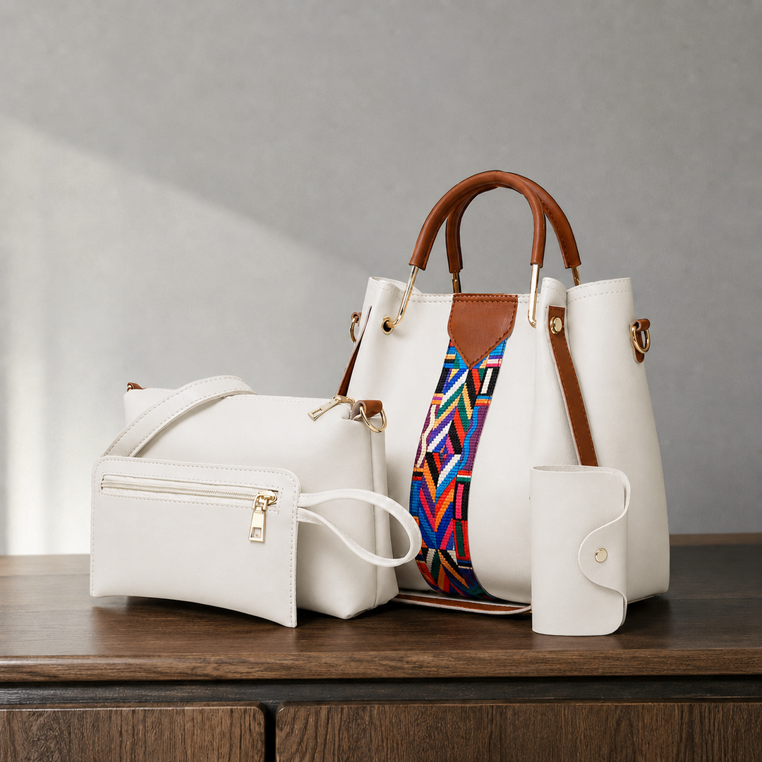 Lucca Geo Handbag Set