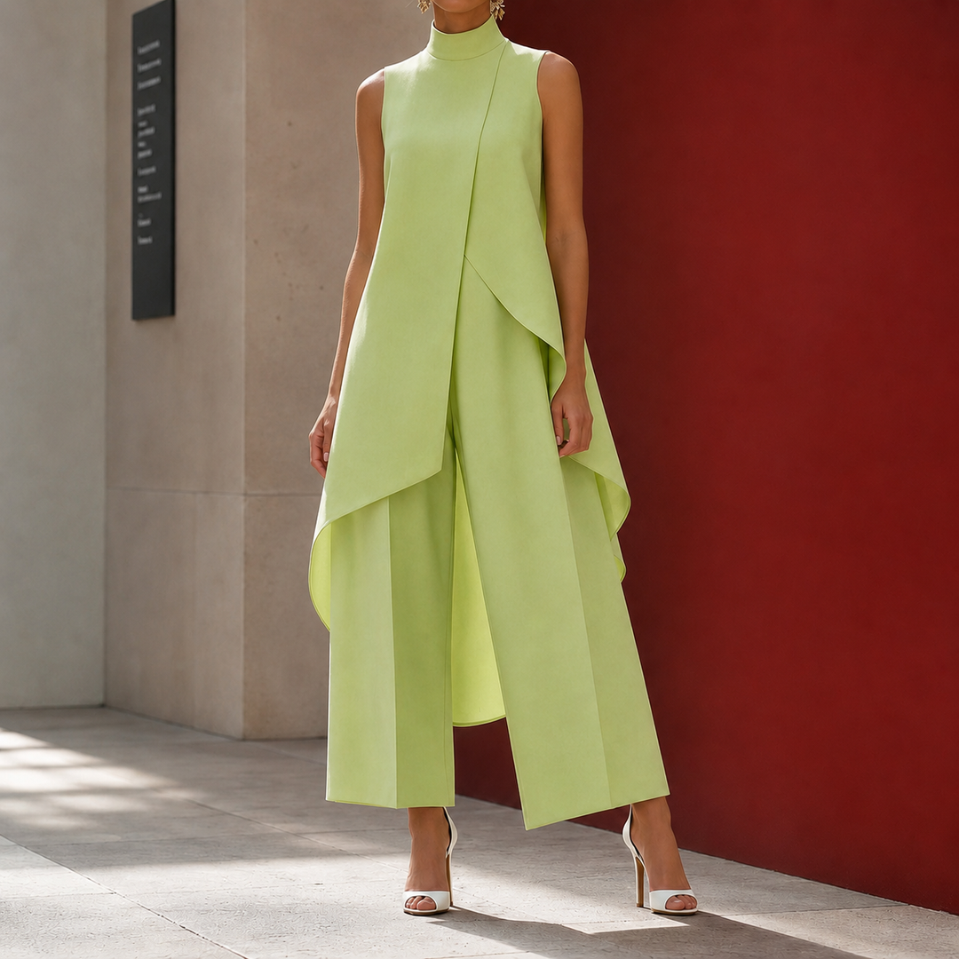 Leonie-Mae Asymmetric Pants Set