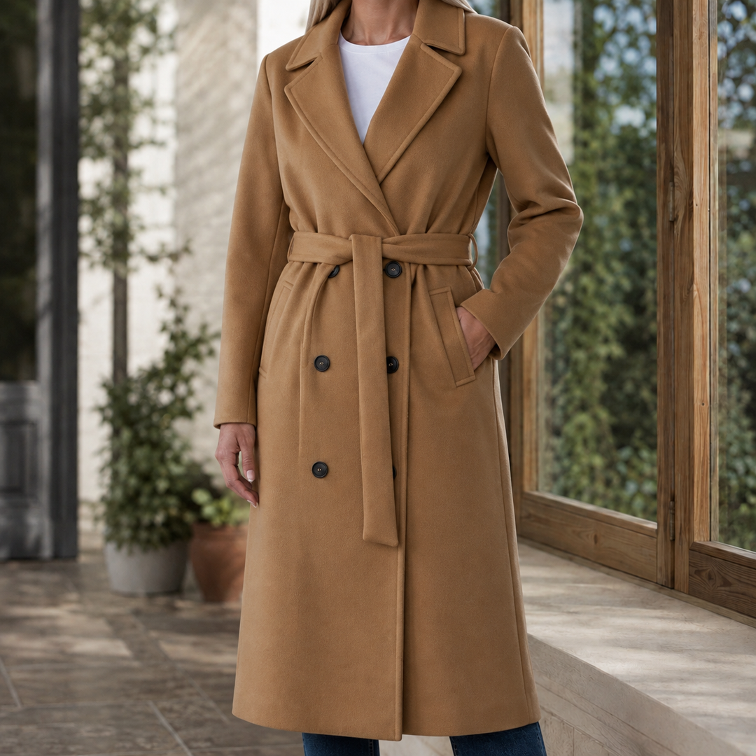 Trudy-Dawn Belted Overcoat
