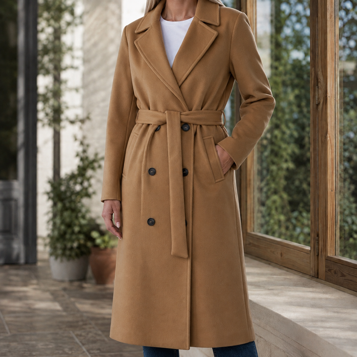 Trudy-Dawn Belted Overcoat