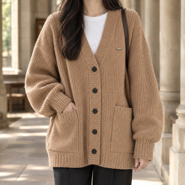 Petra-Anne Ribbed Cardigan