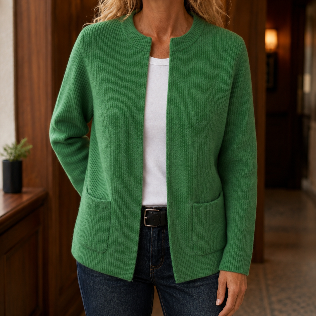 Simona-Kay Ribbed Cardigan