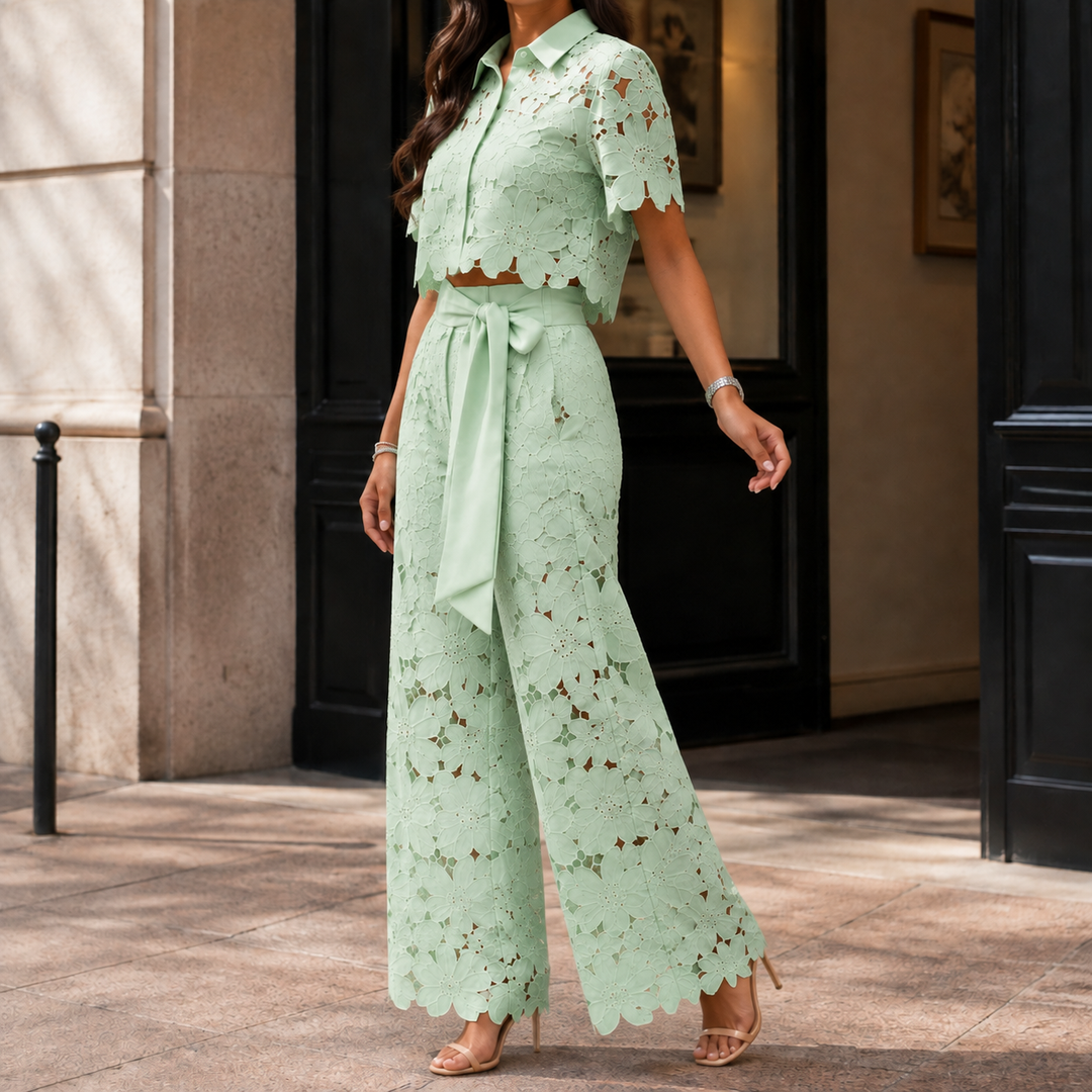 Greta Wide-Leg Set