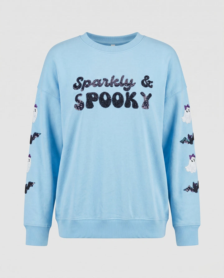 Women's Halloween Sweatshirt Printed Graphic Crew Neck