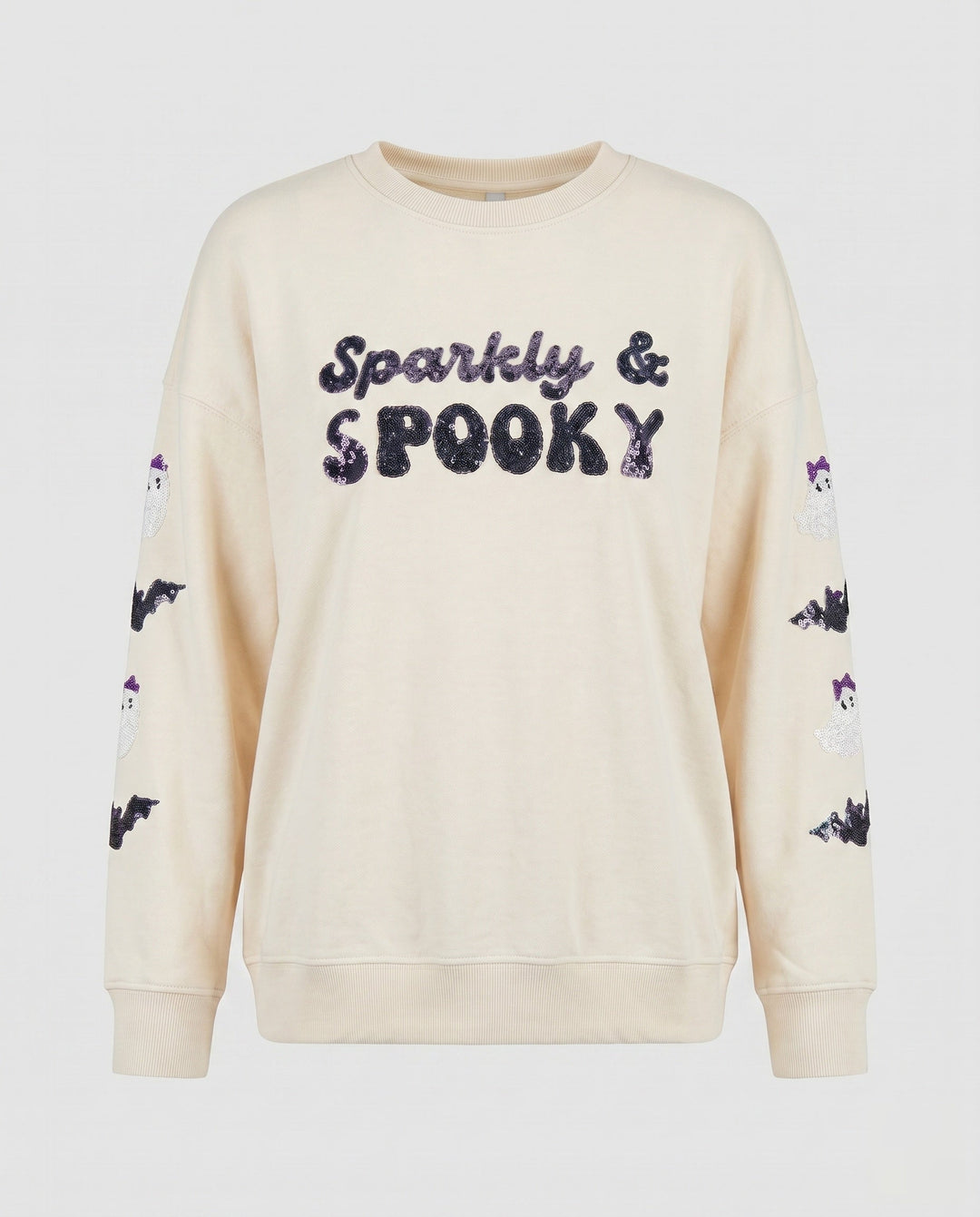 Women's Halloween Sweatshirt Printed Graphic Crew Neck