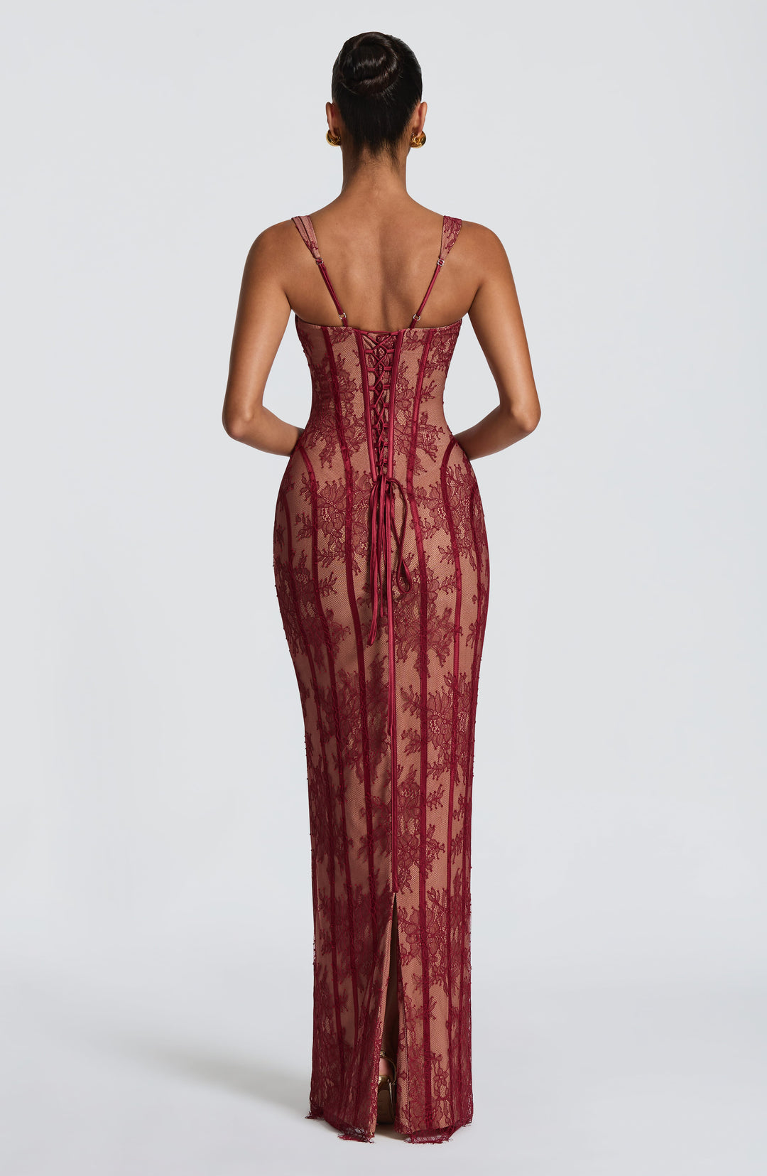 Thea | Women's Elegant Square Neck Maxi Dress