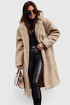 Winnifred | Women's Longline Teddy Fleece Oversized Coat