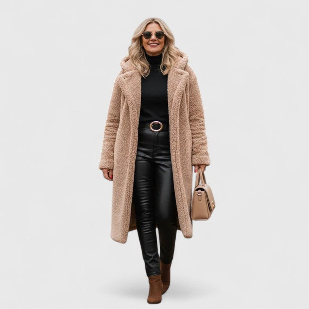 Winnifred | Women's Longline Teddy Fleece Oversized Coat
