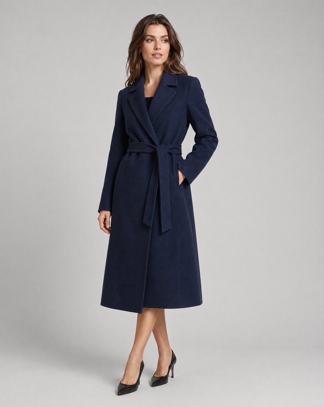 Elowyn | Women's Longline Belted Wrap Trench Coat